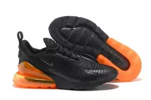 nike air max 270 flyknit colorways black orange